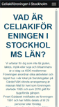 Mobile Screenshot of celiakistockholm.se